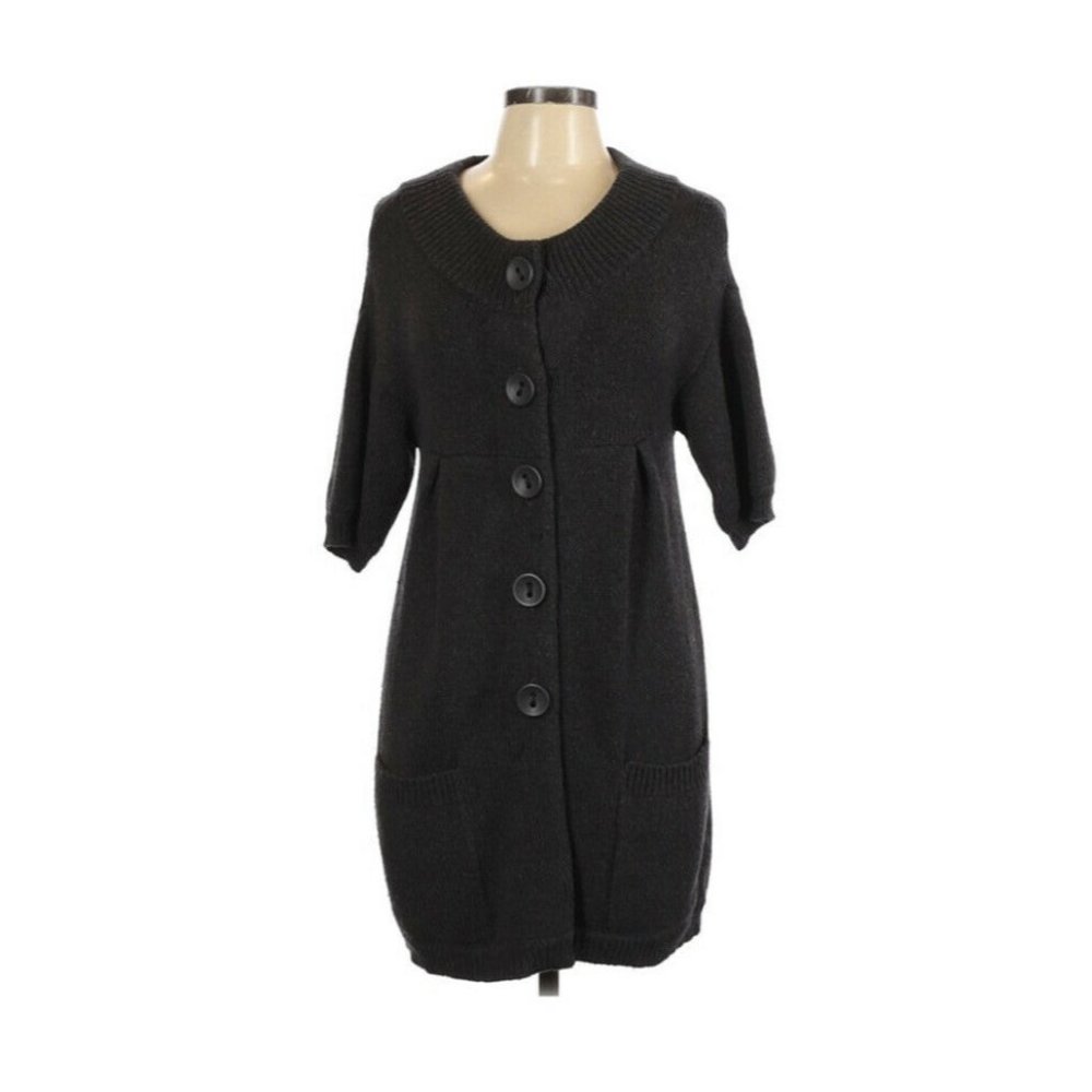 Vince Wool Knit Cardigan Button Front Sweater